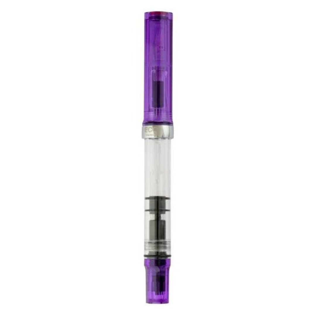 Twsbi Eco Transparent Purple Fountain Pen - SCOOBOO - M7447640 - Fountain Pen