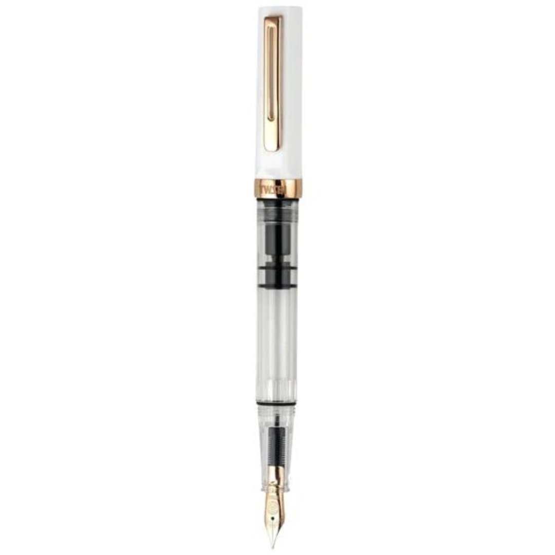 Twsbi Eco White RoseGold Fountain Pen - SCOOBOO - M7447730 - Fountain Pen