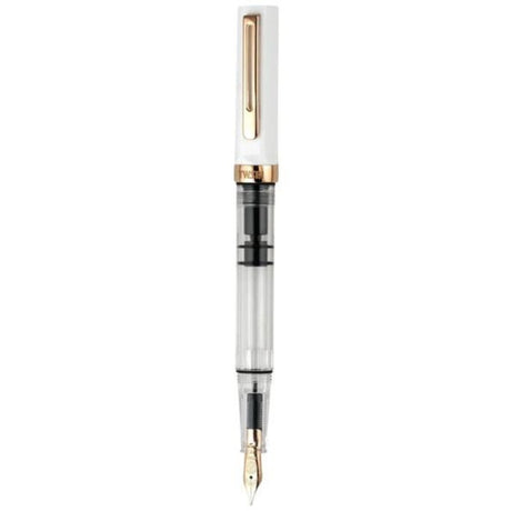 Twsbi Eco White RoseGold Fountain Pen - SCOOBOO - M7447730 - Fountain Pen