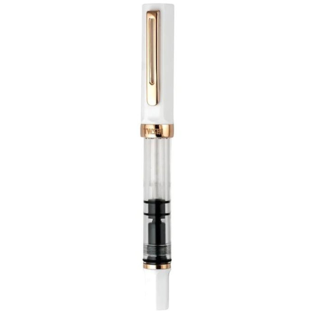 Twsbi Eco White RoseGold Fountain Pen - SCOOBOO - M7447700 - Fountain Pen