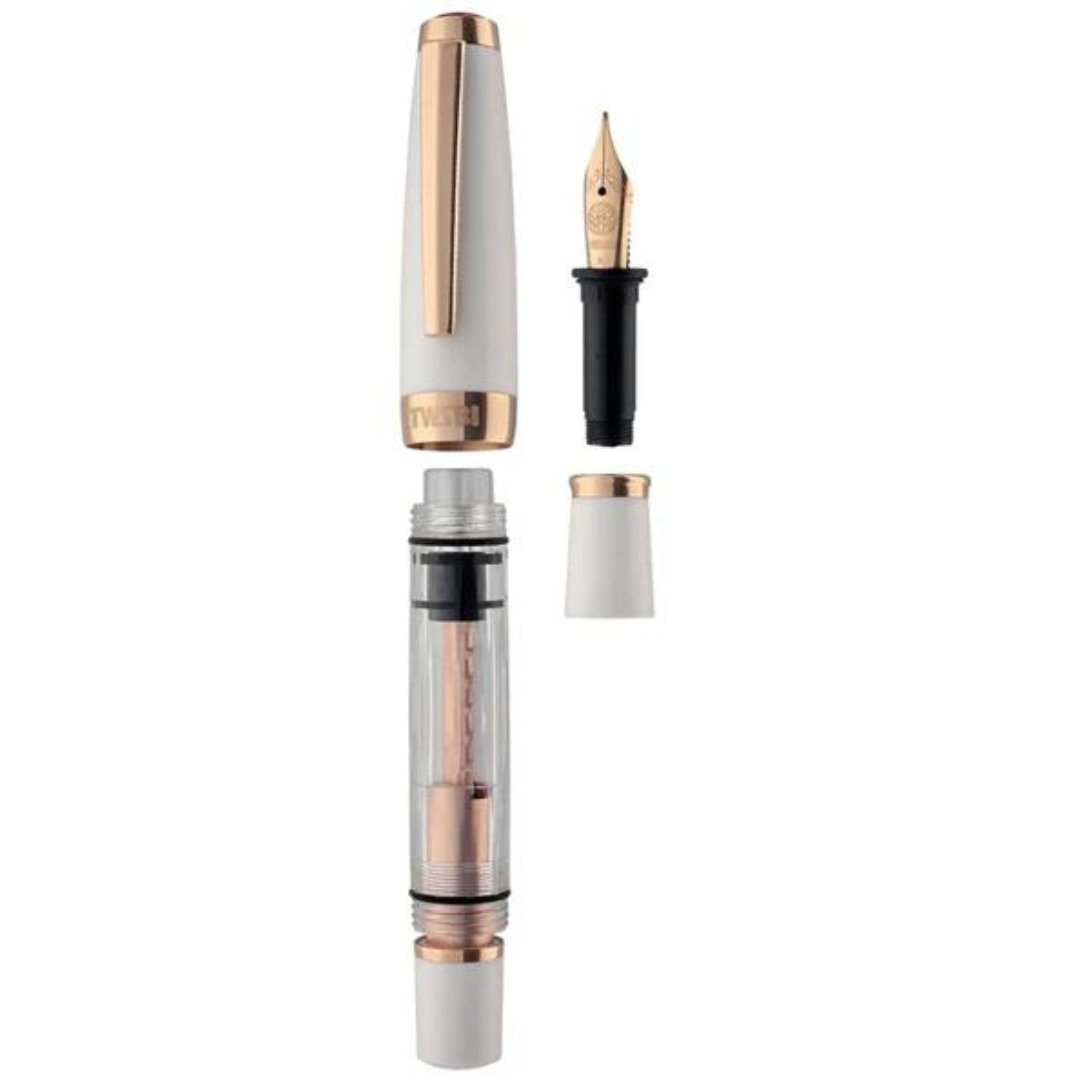 Twsbi Fountain Pen - Diamond Mini White Rose Gold II. - SCOOBOO - M7448280 - Fountain Pen