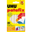 UHU Patafix Glue Pad Removable Reusable White 80 Pads - SCOOBOO - Glue & Adhesive