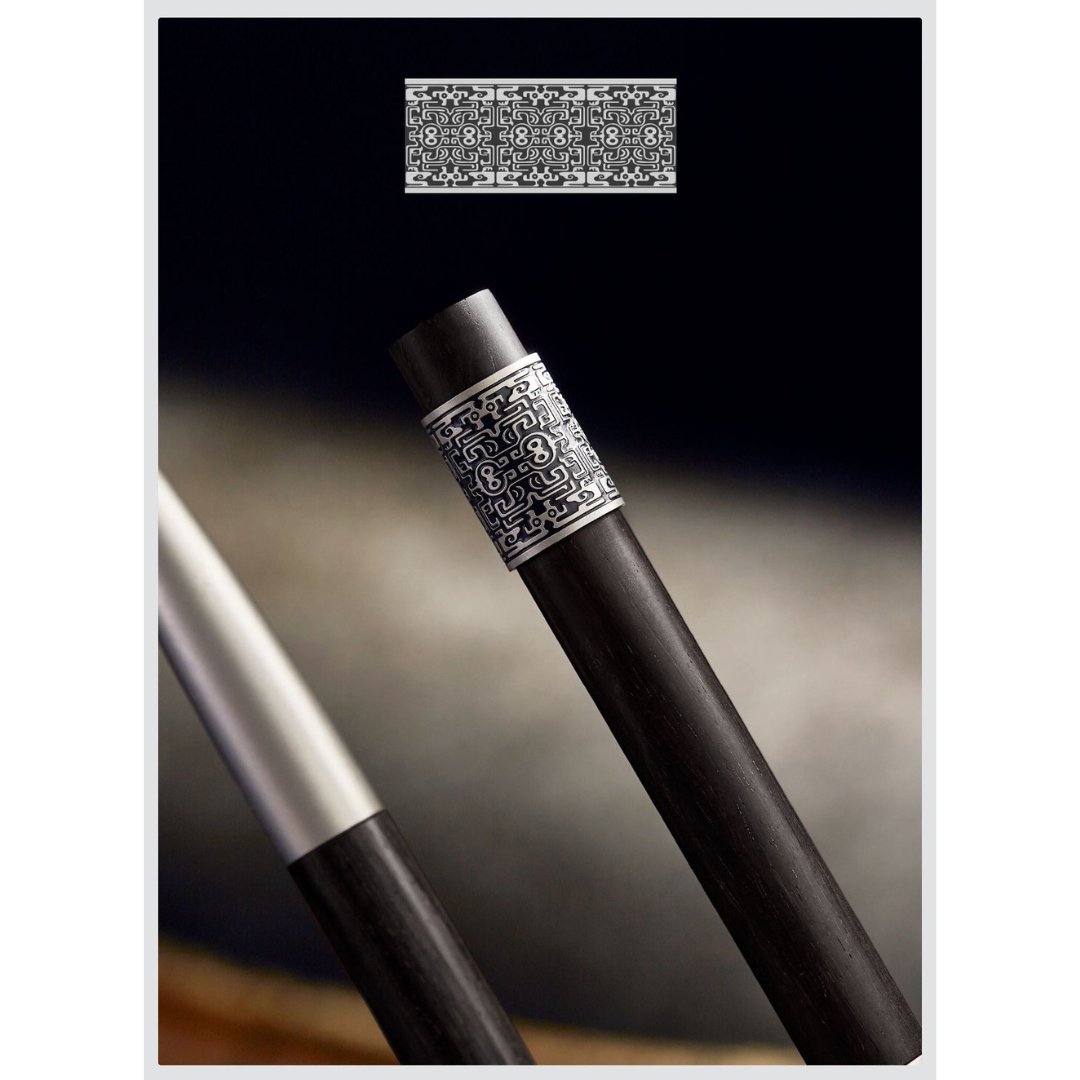 Under The Pen Black Sandalwood Roller Signature Pen - SCOOBOO - SBS-RP - Roller Ball Pen