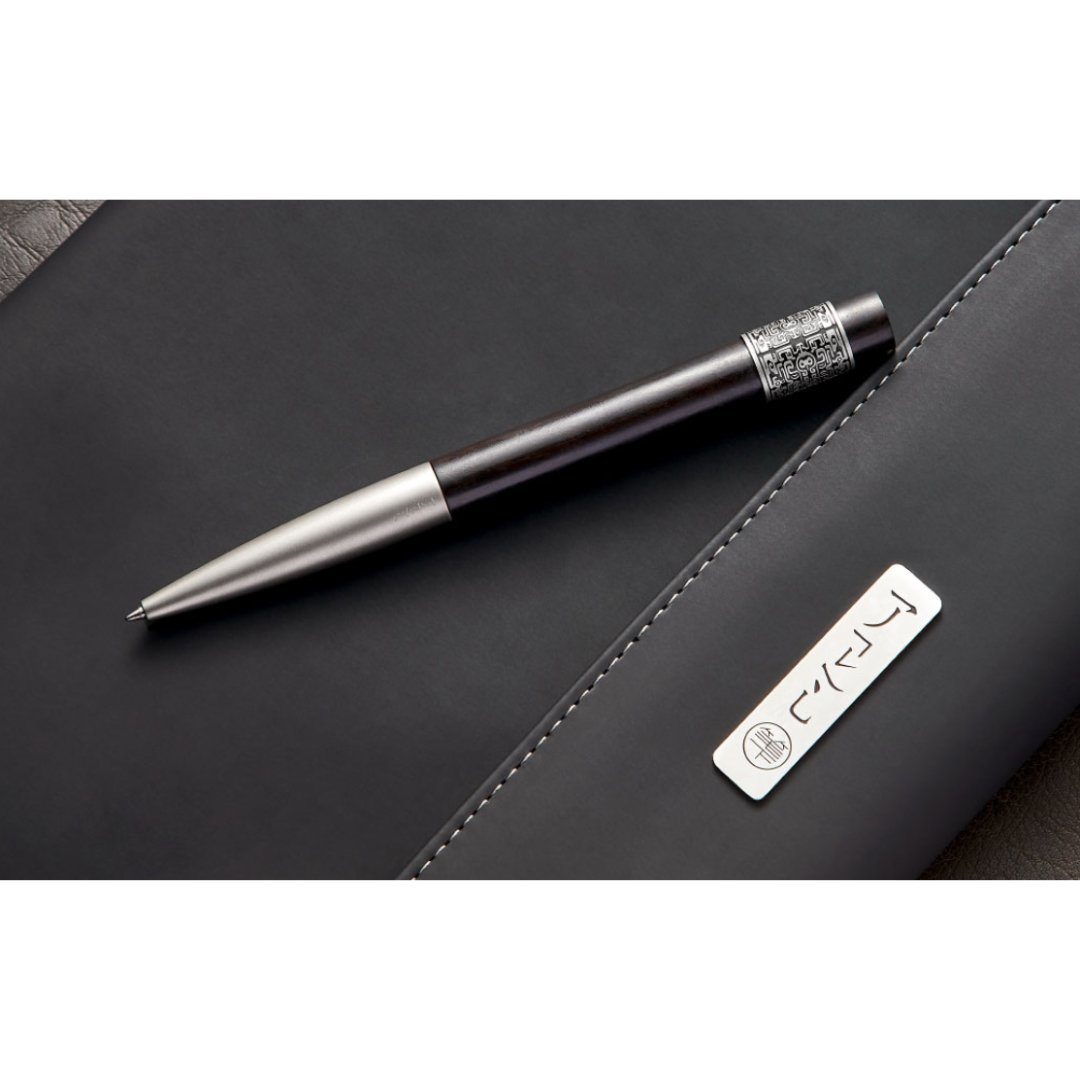 Under The Pen Black Sandalwood Roller Signature Pen - SCOOBOO - SBS-RP - Roller Ball Pen