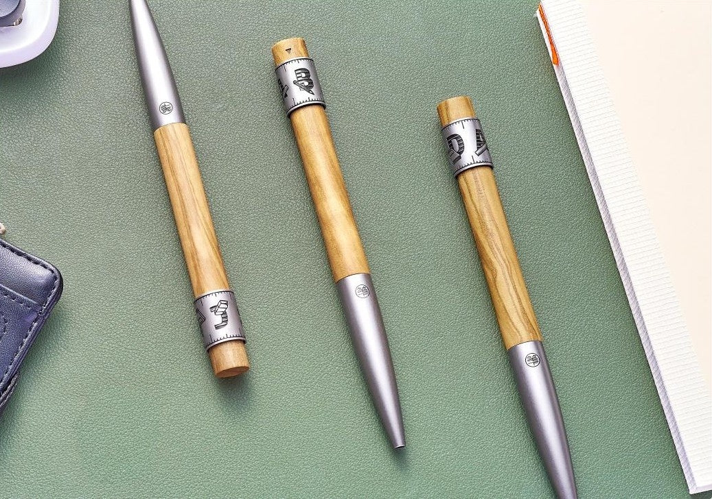 Under The Pen Samsara Series Olive Wood Roller Signature Pen - SCOOBOO - SOW-RP - Roller Ball Pen