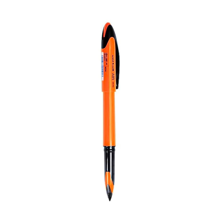 Uni-Ball AIR Micro 0.5mm Fine Rollerball Blue Ink Pen-Pack Of 2 - SCOOBOO - UBA-188EL-M Orange - Roller Ball Pen