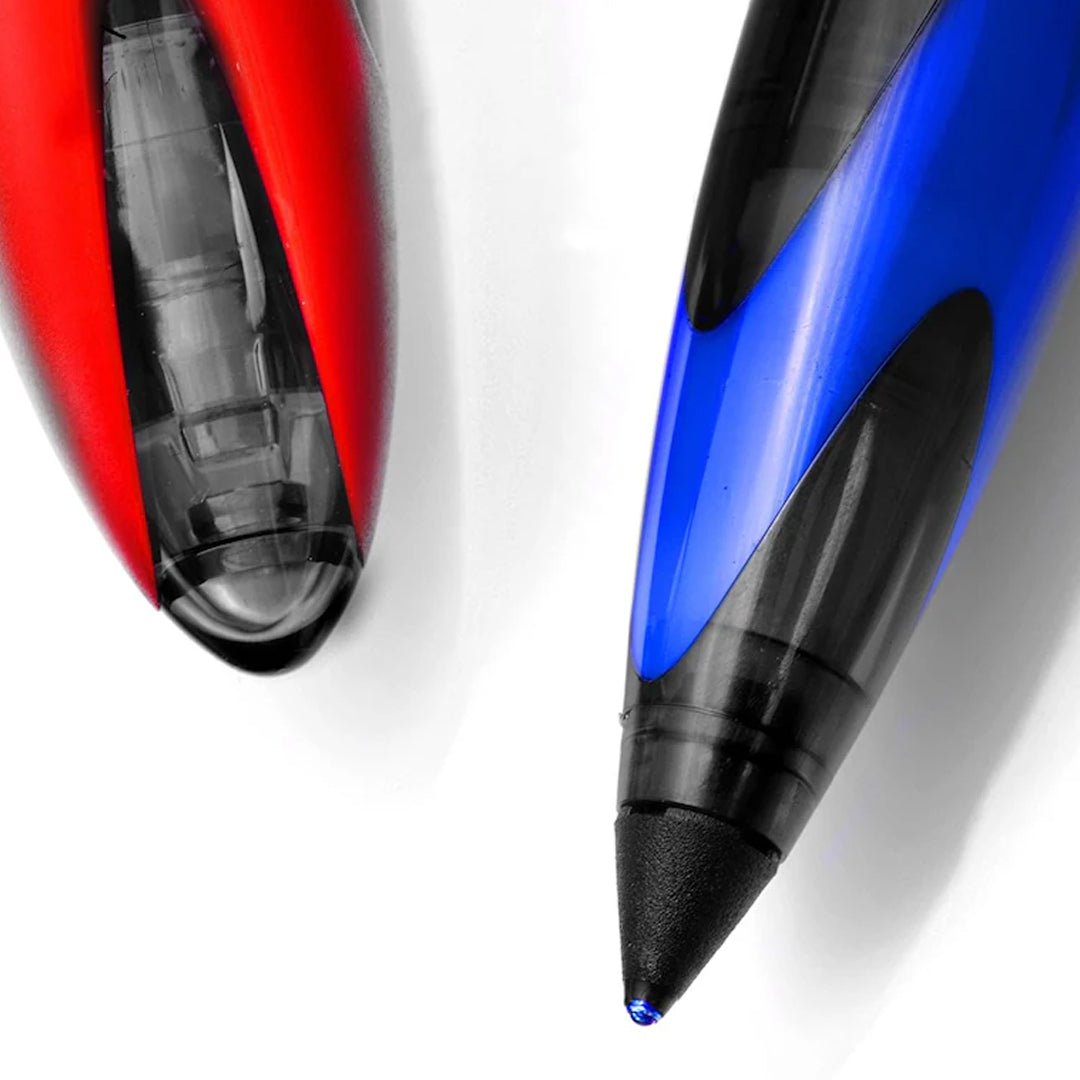 Uni-Ball AIR Micro 0.5mm Fine Rollerball Blue Ink Pen-Pack Of 2 - SCOOBOO - UBA-188EL-M Pink - Roller Ball Pen
