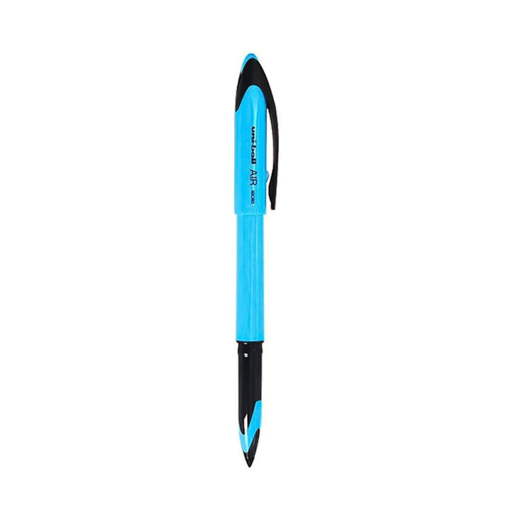 Uni-Ball AIR Micro 0.5mm Fine Rollerball Blue Ink Pen-Pack Of 2 - SCOOBOO - UBA-188EL-M Sky Blue - Roller Ball Pen