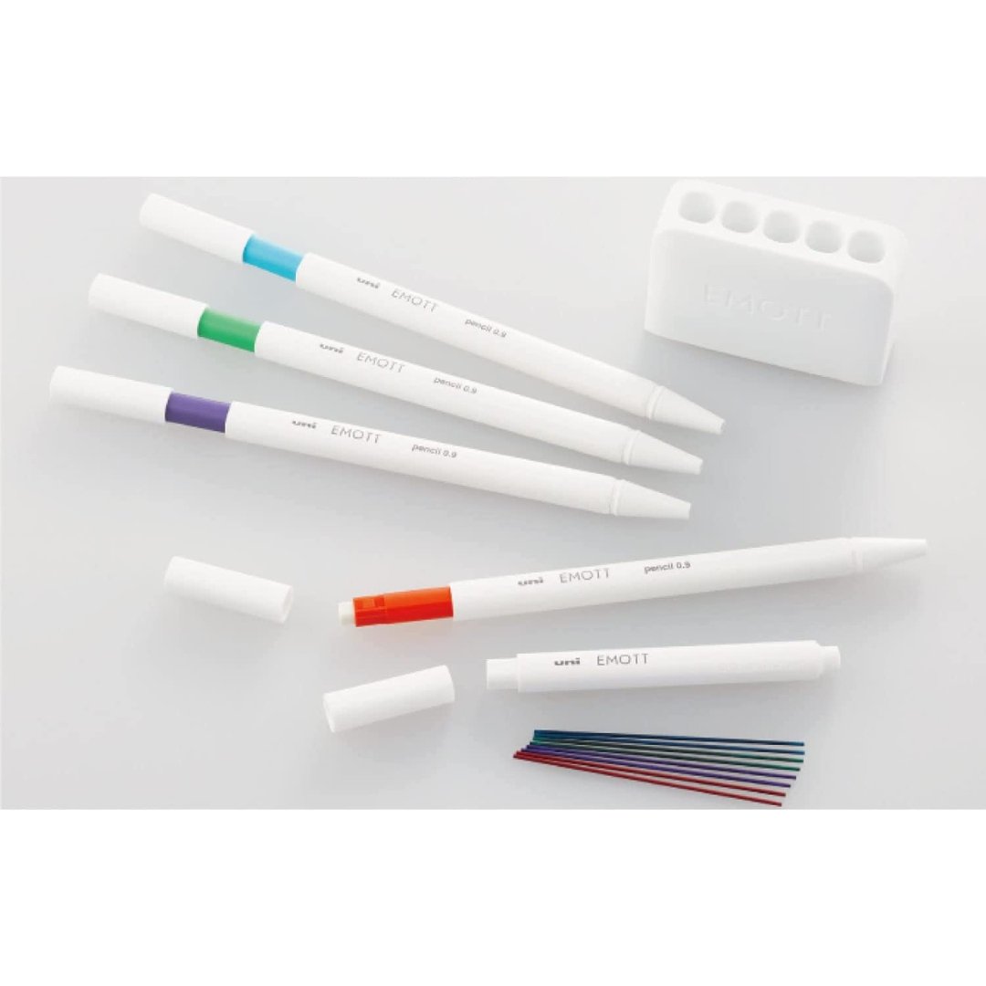 Uni-ball Emott Pencil 0.9 4 Colors No.1 Refreshing Color - SCOOBOO - M9EM4CL.NO1 - Mechanical Pencil