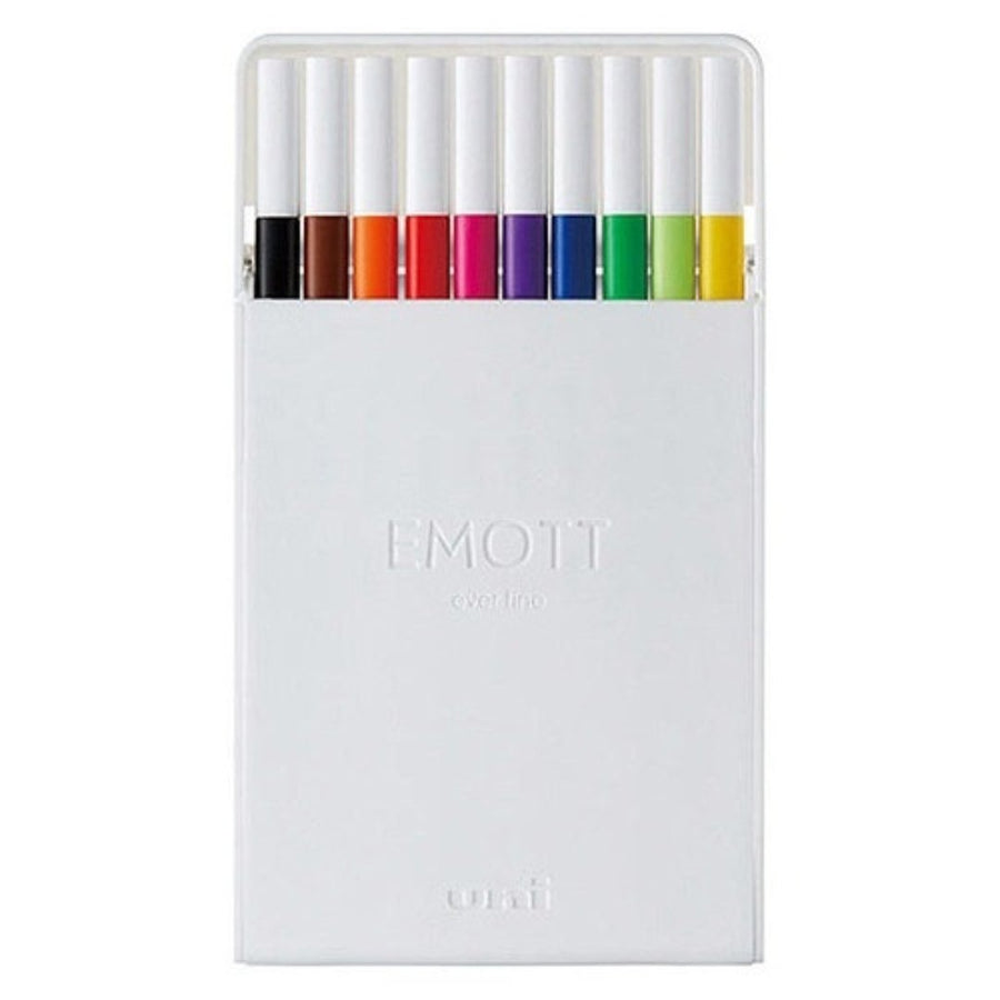 Uni-ball Emott Pens 10-color set - SCOOBOO - PEMSY10C-No1 - Fineliner