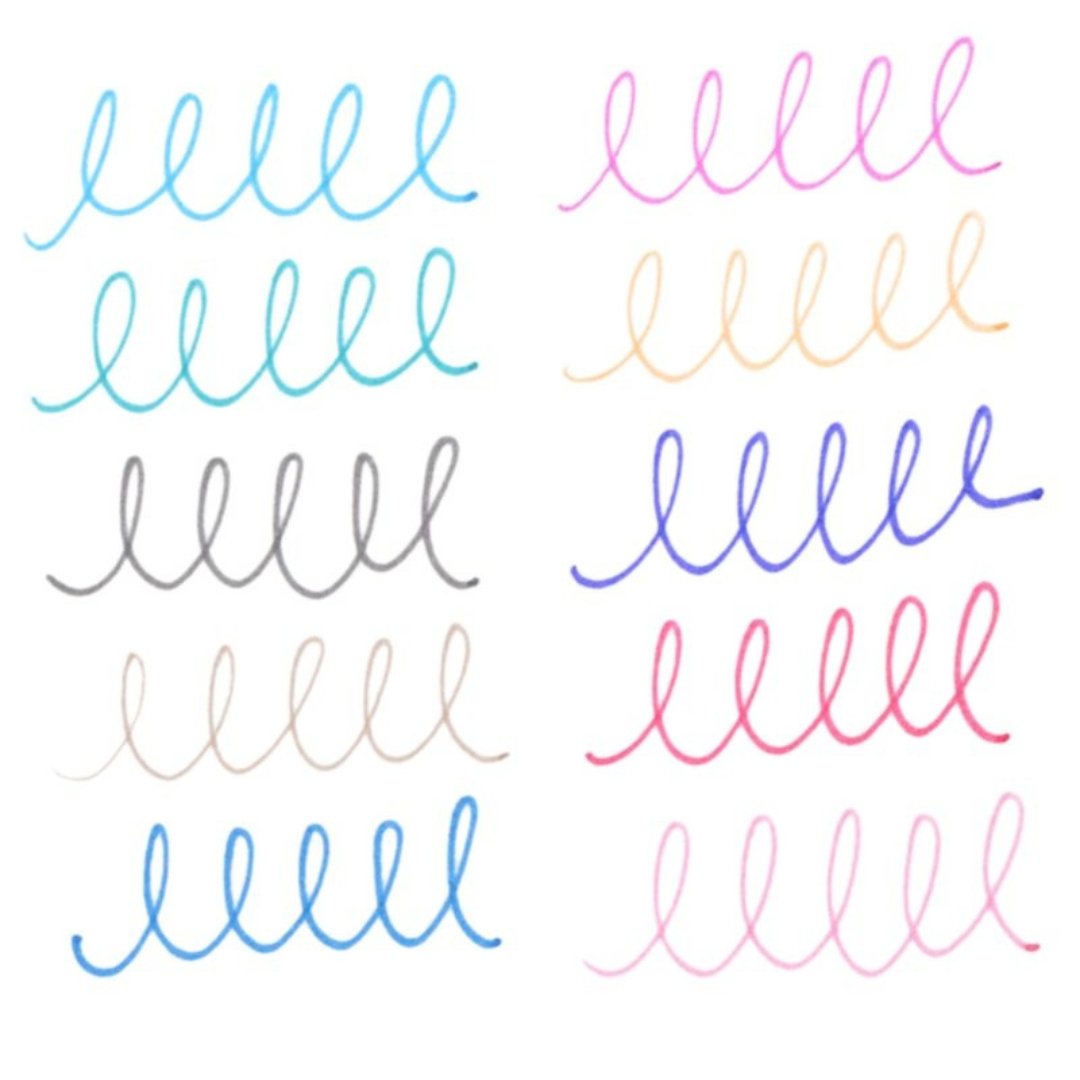 Uni-ball Emott Pens 10-color set - SCOOBOO - PEMSY10C-No2 - Fineliner