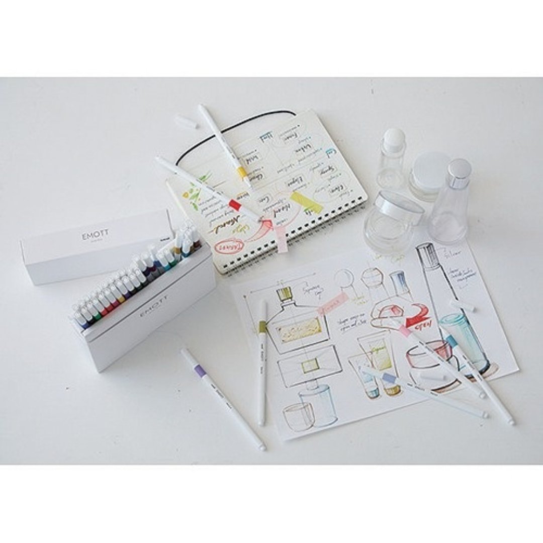 Uni-ball Emott Pens 40-color set - SCOOBOO - PEMSY40C - Fineliner