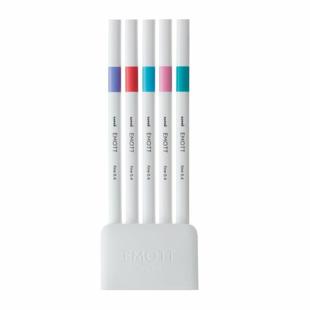 Uni-ball Emott Pens 5-color set - SCOOBOO - PEMSY5C-No.5 - Fineliner
