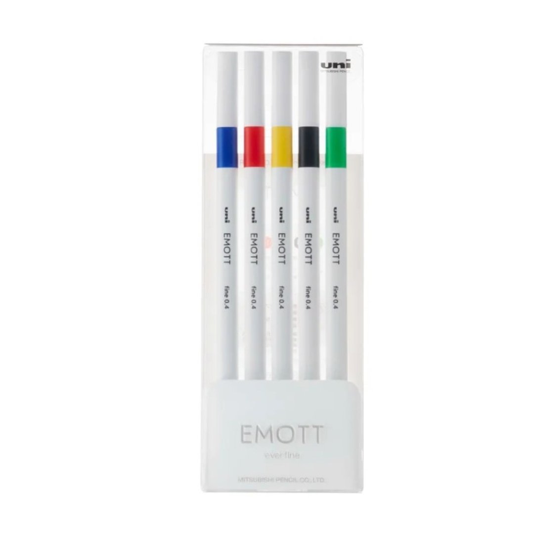 Uni-ball Emott Pens 5-color set - SCOOBOO - PEMSY5C-No.2 - Fineliner