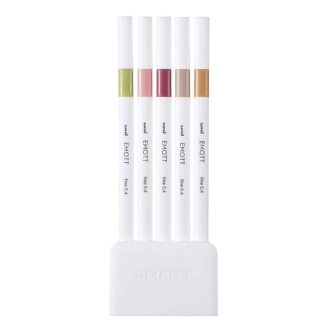Uni-ball Emott Pens 5-color set - SCOOBOO - PEMSY5C-No.10 - Fineliner