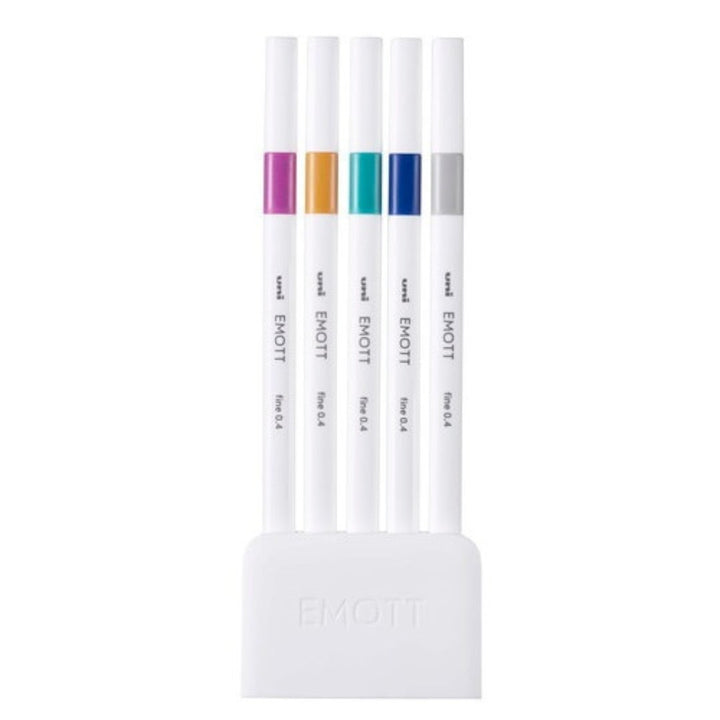 Uni-ball Emott Pens 5-color set - SCOOBOO - PEMSY5C-No.12 - Fineliner