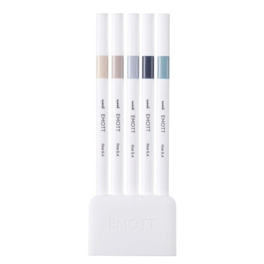 Uni-ball Emott Pens 5-color set - SCOOBOO - PEMSY5C-No.9 - Fineliner