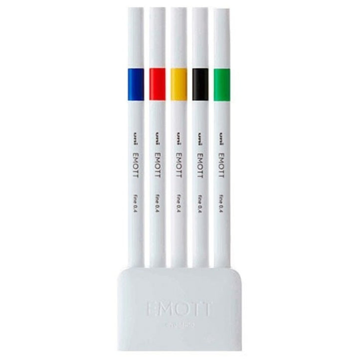 Uni-ball Emott Pens 5-color set - SCOOBOO - PEMSY5C-No.1 - Fineliner
