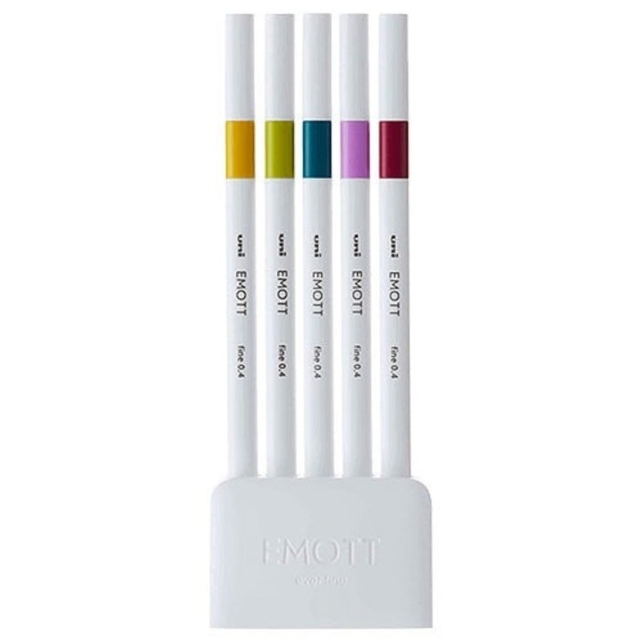 Uni-ball Emott Pens 5-color set - SCOOBOO - PEMSY5C-No.8 - Fineliner