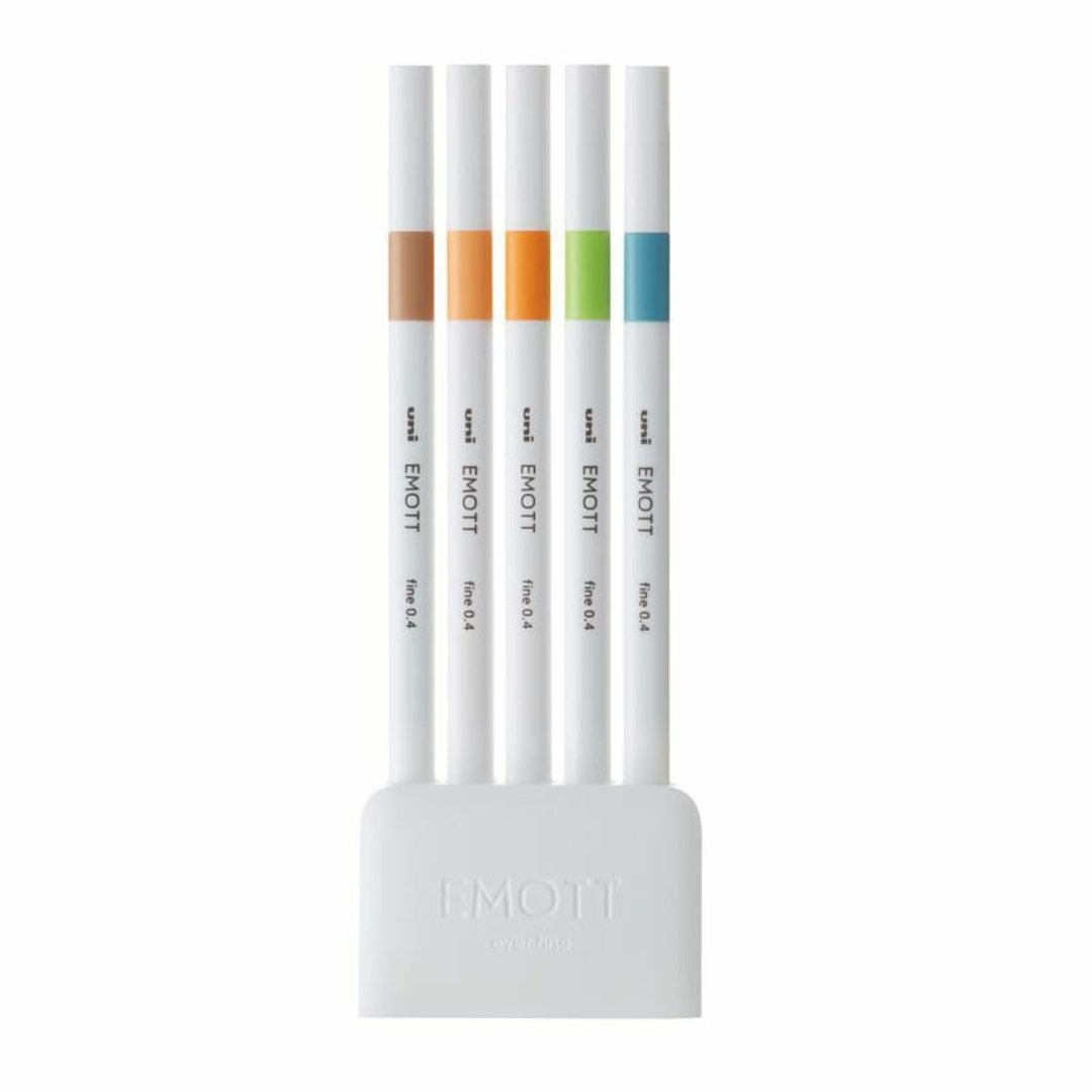 Uni-ball Emott Pens 5-color set - SCOOBOO - PEMSY5C-No.6 - Fineliner