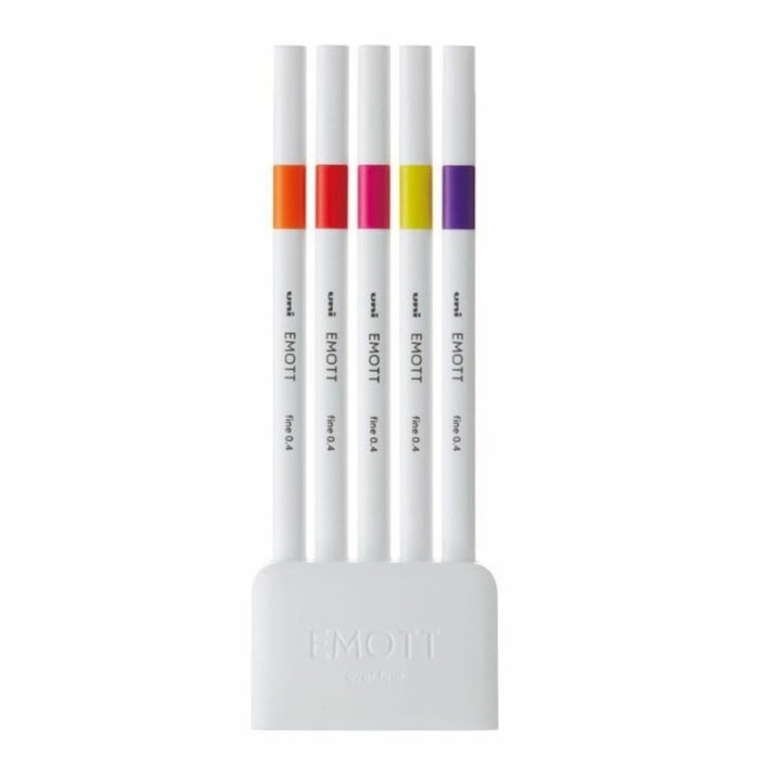 Uni-ball Emott Pens 5-color set - SCOOBOO - PEMSY5C-No.2 - Fineliner