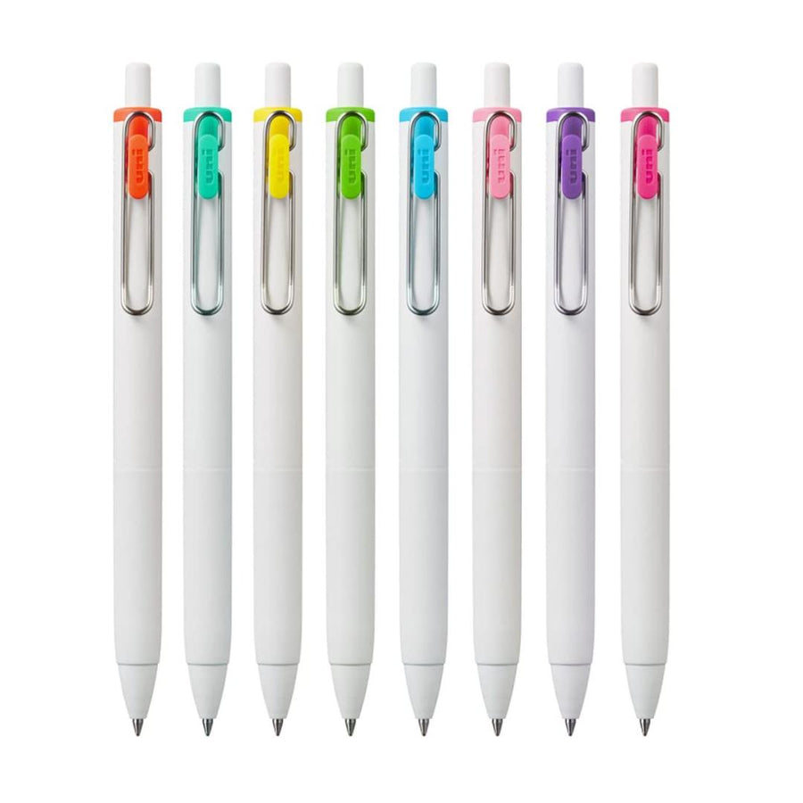 Uni-Ball One Gel Ink Color Pens-Pack Of 8 - SCOOBOO - UMN-S-38 8C - Gel Pens
