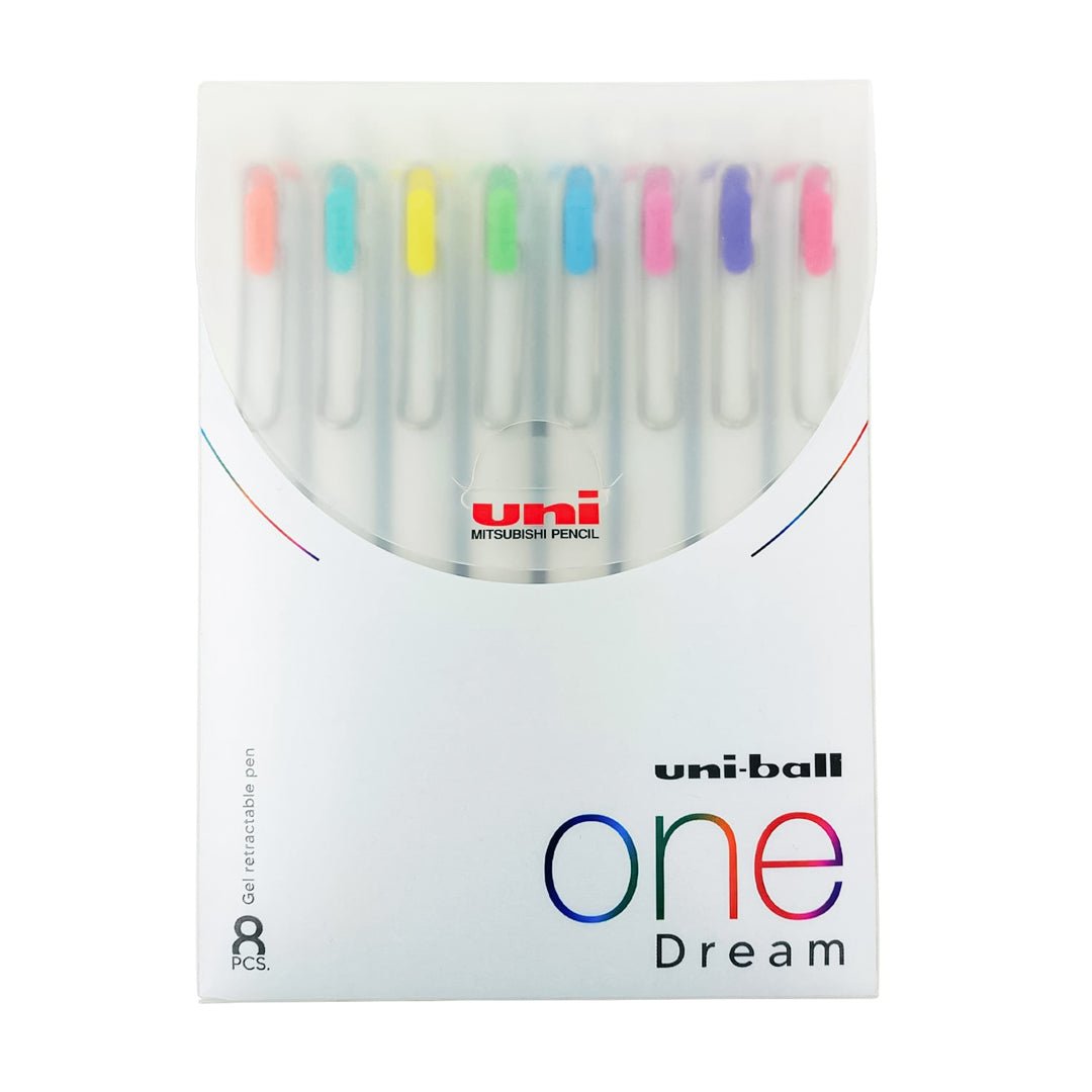 Uni-Ball One Gel Ink Color Pens-Pack Of 8 - SCOOBOO - Gel Pens