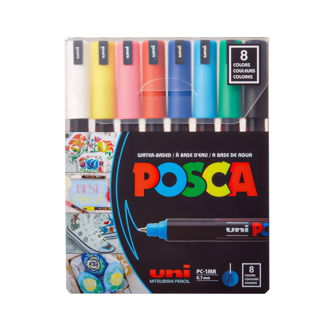 Uni Ball Posca Markers Set - SCOOBOO - Highlighter