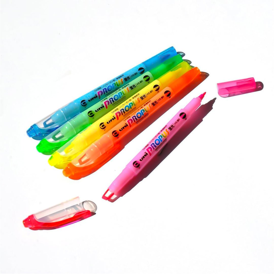 Uni Propus Window Double Sided Highlighters - SCOOBOO - PUS-102T 5C - Highlighter