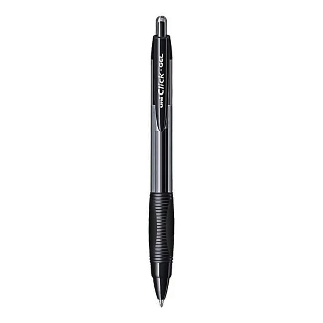 Uniball 0.7mm Click Gel Pen - SCOOBOO - XSG-R7 BLACK - Gel Pens