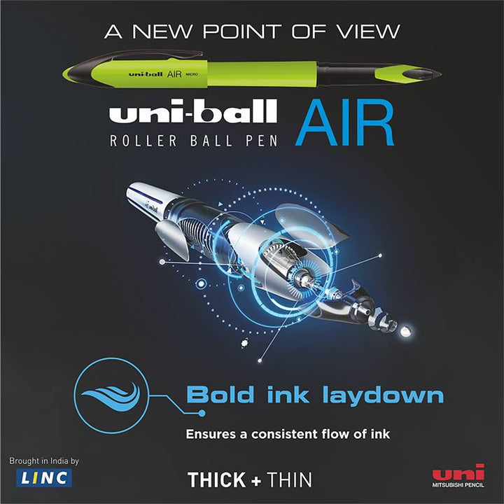 Uniball Air Micro Roller Ball Pen - SCOOBOO - UBA-188M - Roller Ball Pen