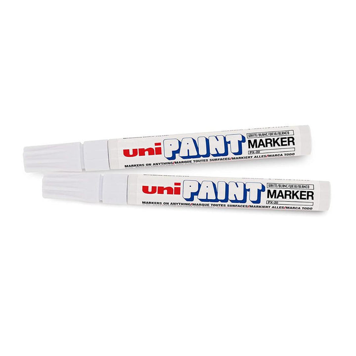 Uniball PX-20 Paint Marker (White,Pack of 10) - SCOOBOO - 10 - MARKERS