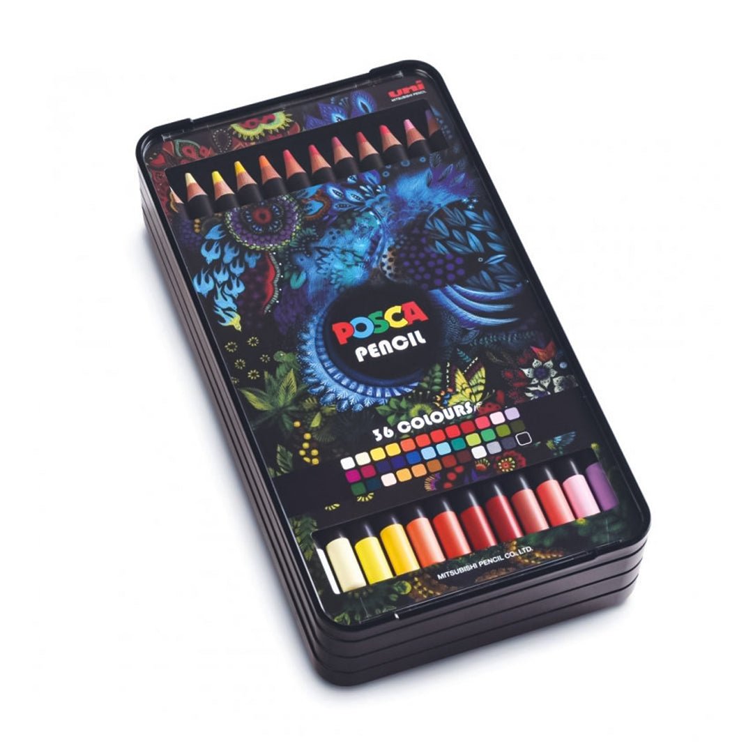 Uniball Se Posca Color Pencils - SCOOBOO - KPE-200 36C - Coloured Pencils