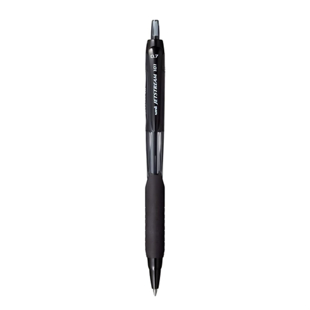 Uniball SXN 101 Jetstream 0.7mm Roller Ball Pen (Pack of 4) - SCOOBOO - SXN-101-07N Black - Ball Pen