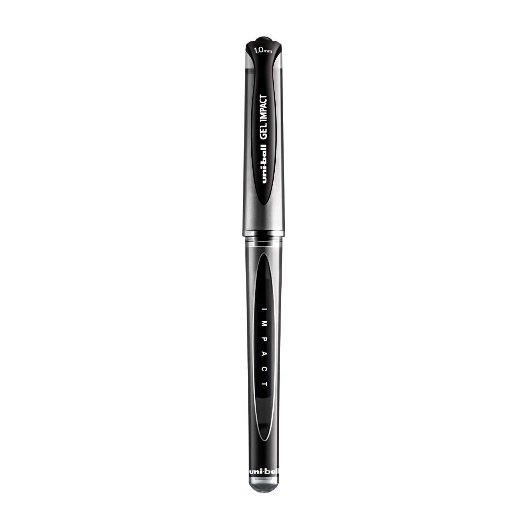 Uniball UM 153S Impact 1.0mm Roller Ball Pen - SCOOBOO - UM153S Black - Roller Ball Pen