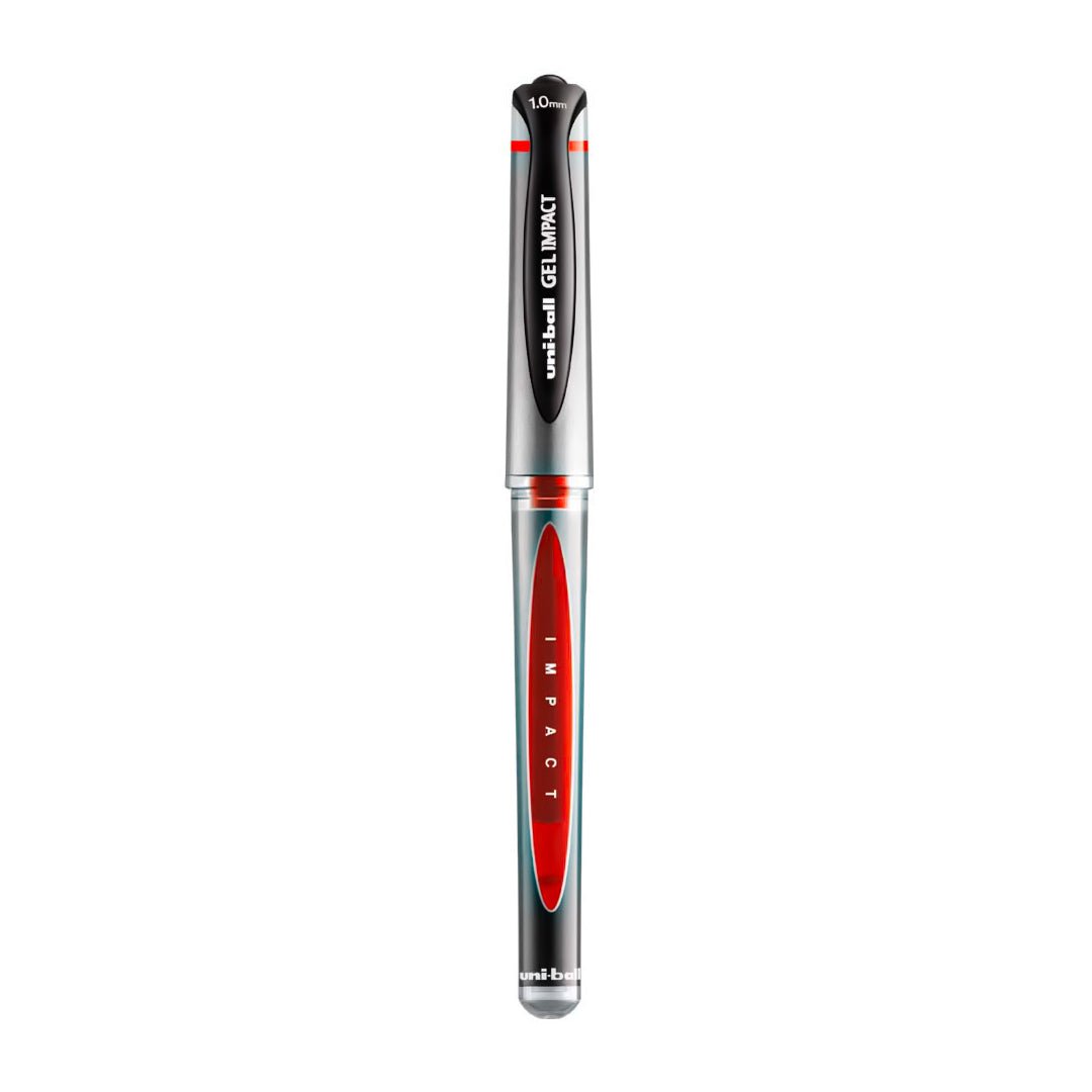 Uniball UM 153S Impact 1.0mm Roller Ball Pen - SCOOBOO - UM153S Red - Roller Ball Pen