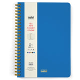 Solo Velvet Finish Notebook (Unruled)-A5 - SCOOBOO - NA504 - Plain