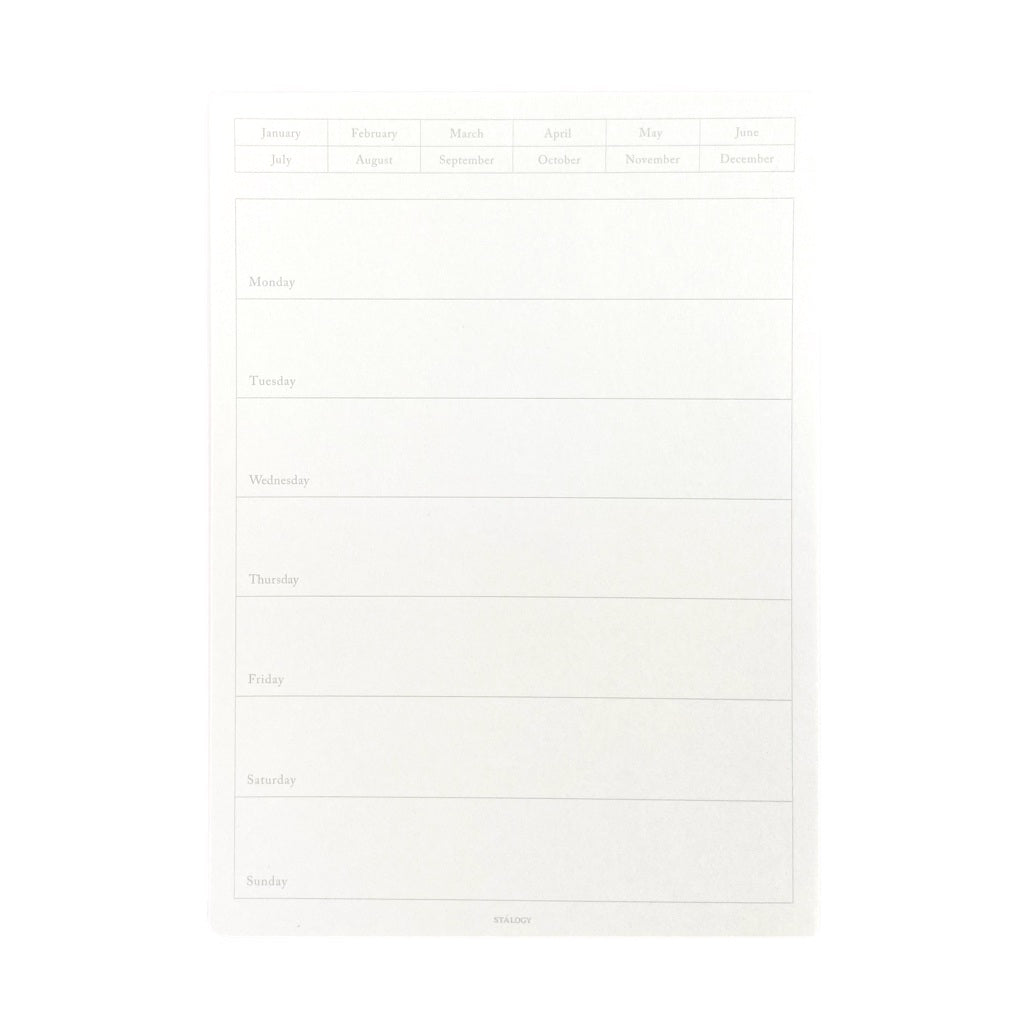 Weekly Calendar Stickers - SCOOBOO - Stalogy