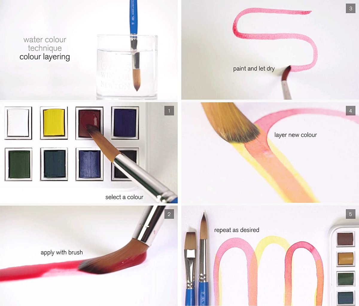 Winsor & Newton Cotman Water Colours Pocket Plus - Set of 12 Half Pans - SCOOBOO - 0390373 - Water Colors