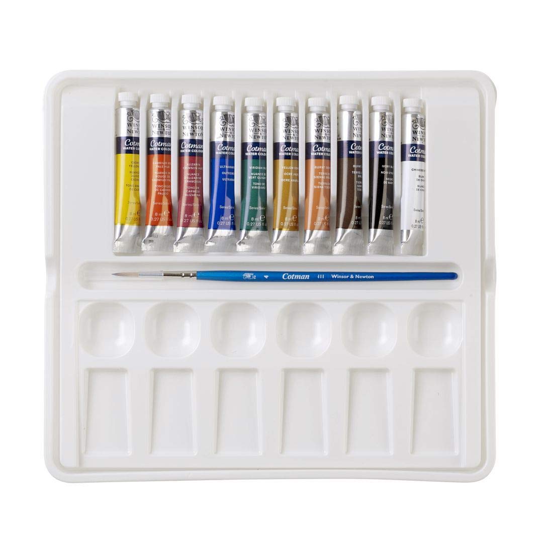 Winsor & Newton Cotman Water Colours (Set Of 13) - SCOOBOO - A29420B - Water Colors