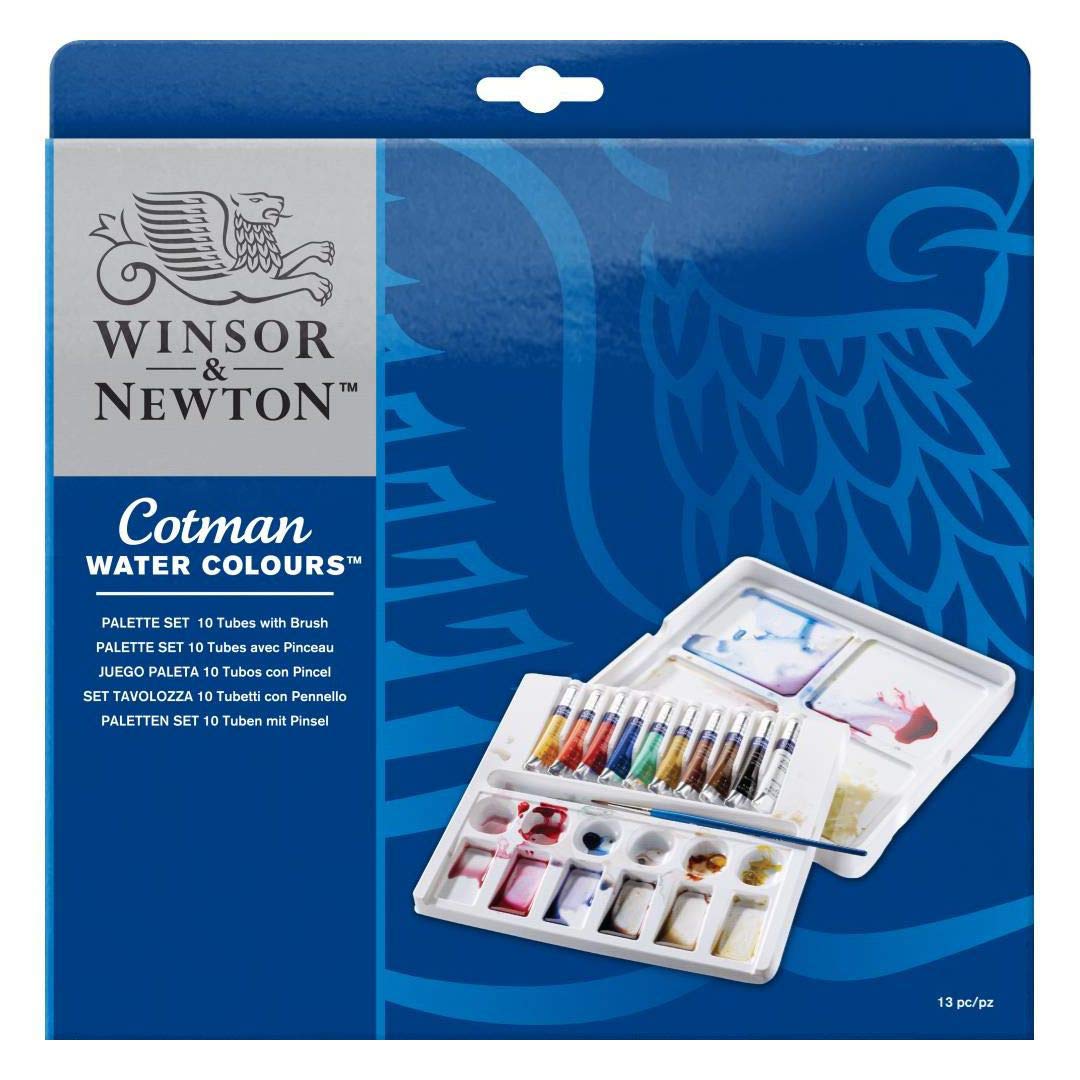 Winsor & Newton Cotman Water Colours (Set Of 13) - SCOOBOO - A29420B - Water Colors