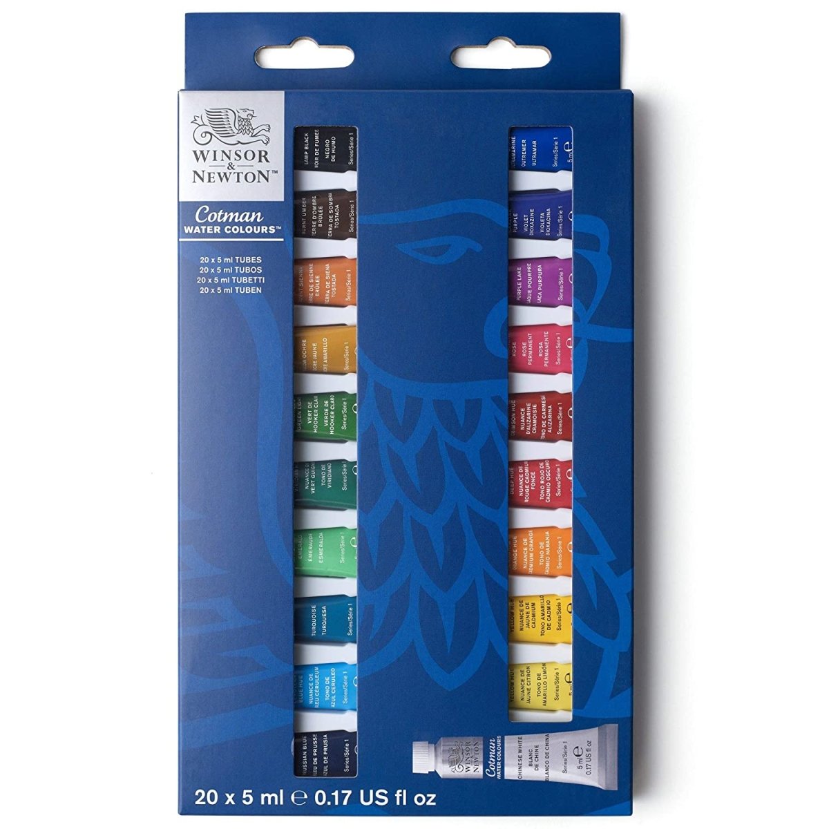 Winsor & Newton Cotman Water Colours (Set Of 20) - SCOOBOO - 0390665 - Water Colors