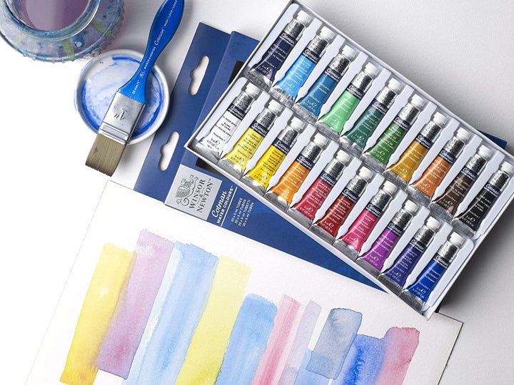 Winsor & Newton Cotman Water Colours (Set Of 20) - SCOOBOO - 0390665 - Water Colors