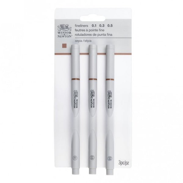 Winsor & Newton Fineliners set of 3 - SCOOBOO - 0290109 - Fineliner