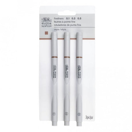 Winsor & Newton Fineliners set of 3 - SCOOBOO - 0290109 - Fineliner