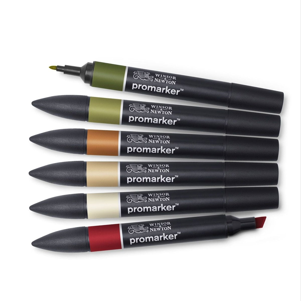 Winsor & Newton Promarker set of 6 - SCOOBOO - 0290117 - Fineliner