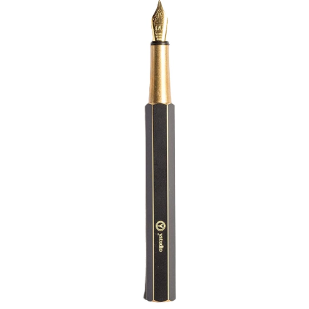 Ystudio Brassing Portable Fountain Pen - SCOOBOO - STAT-19 - Fountain Pen