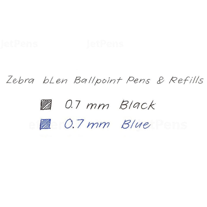 Zebra Blen 3 In 1 Ball-Point Pen Refill 0.7mm - SCOOBOO - RSNC7-BL - Refills
