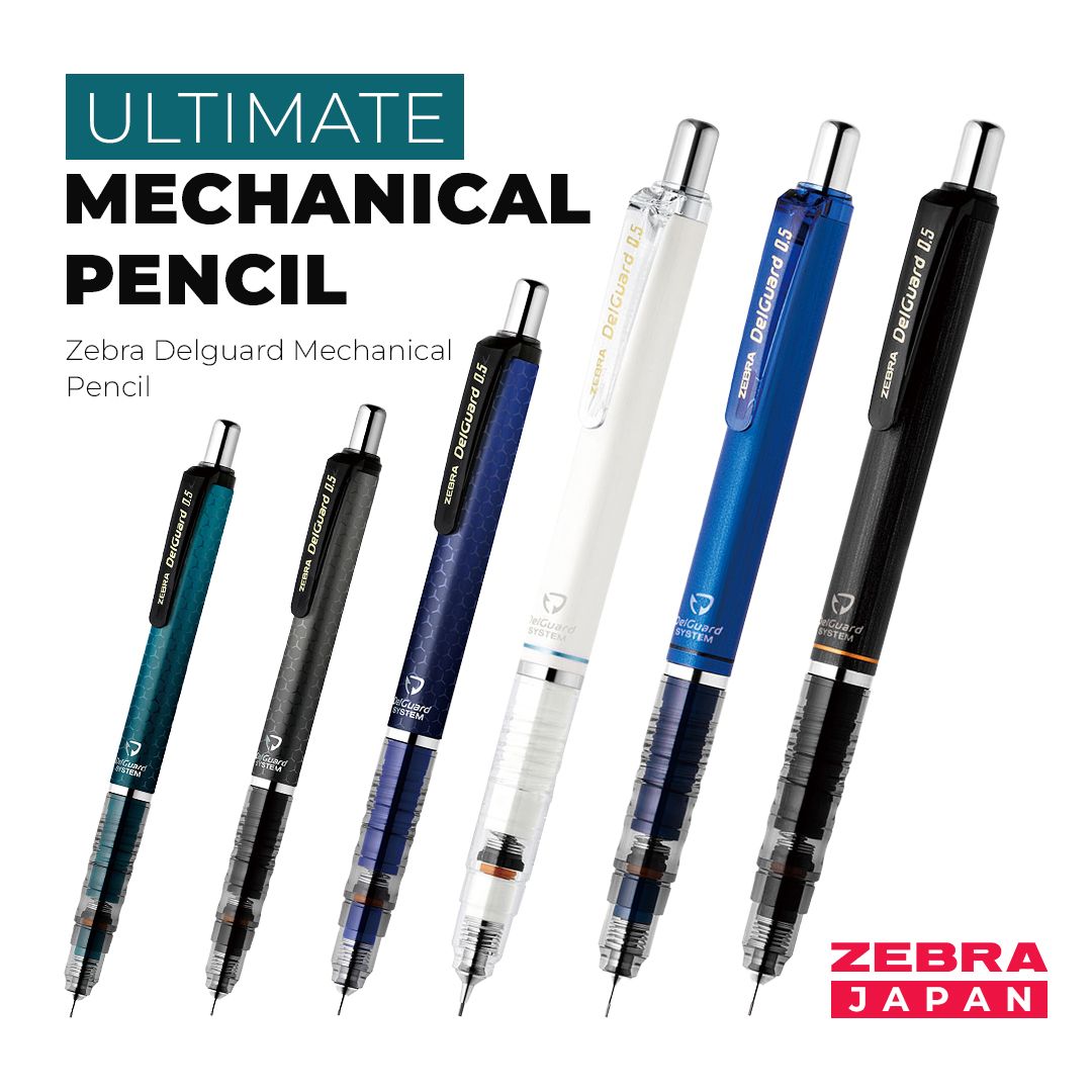 Zebra Delgard Mechanical Pencil 0.3mm - SCOOBOO - P-MAS85-BL - Mechanical Pencil