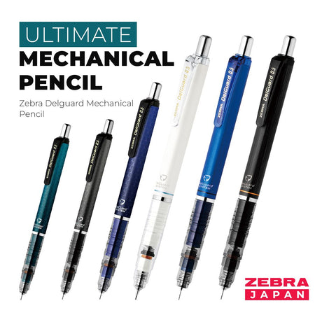 Zebra Delguard Mechanical Pencil 0.5mm - SCOOBOO - P-MA85-BK - Mechanical Pencil